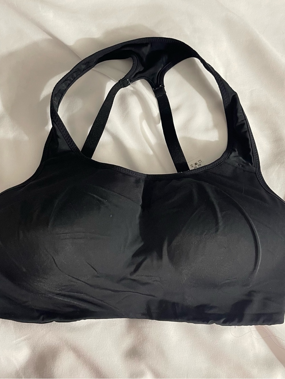 Nike Black Racerback Sports Bra - Wireless Support